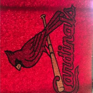 Cardinals Red Door Mat